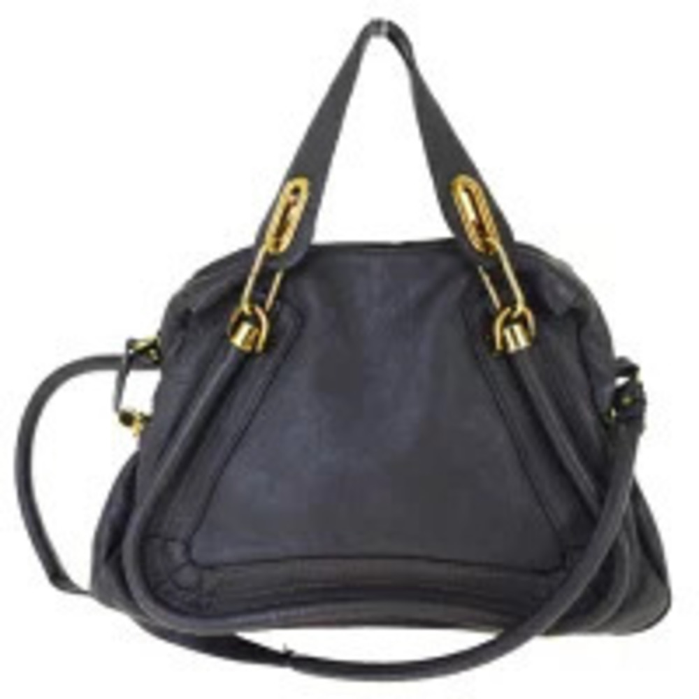 Chloe Paraty Handbag shoulder bag brown leather